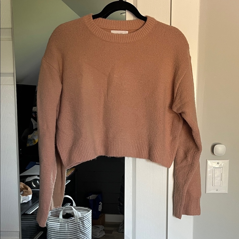 OAK + FORT Women's Sweater in Warm Tan